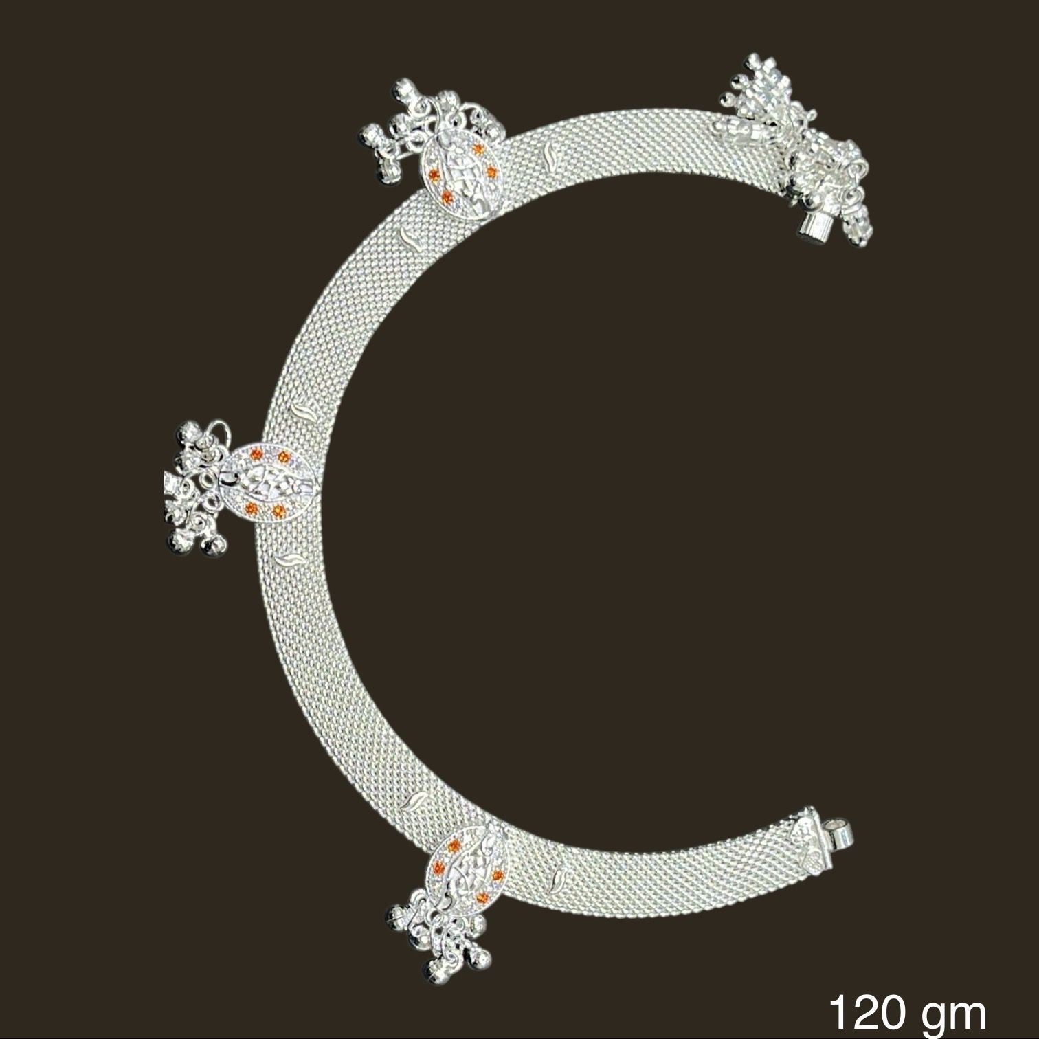 8484d415-a45d-46da-a29a-a3333f088a94 Silver Payal - Image 1