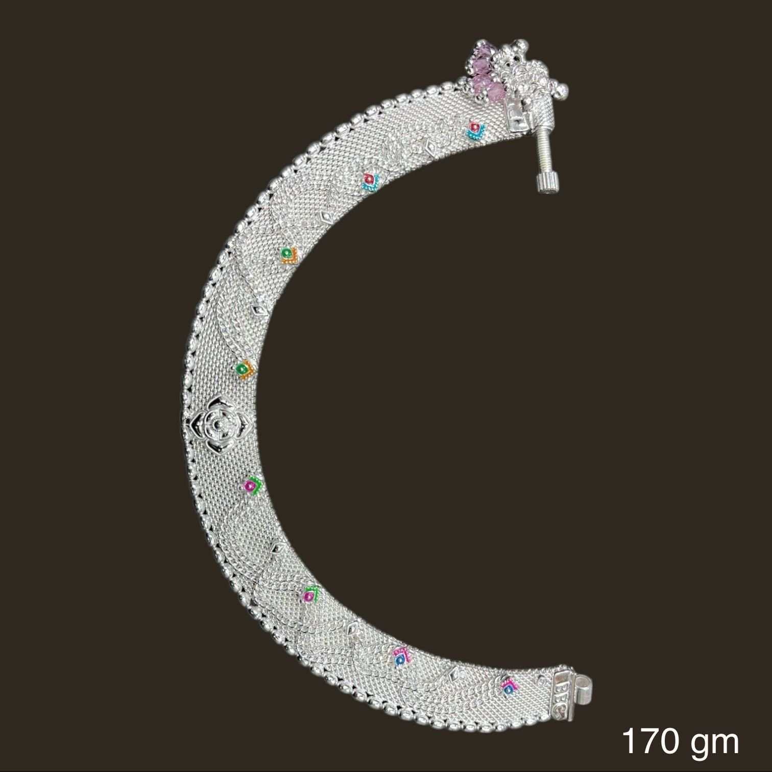 9c03ddbe-d062-4e39-b9c4-c9605bf2780d Silver Payal - Image 1