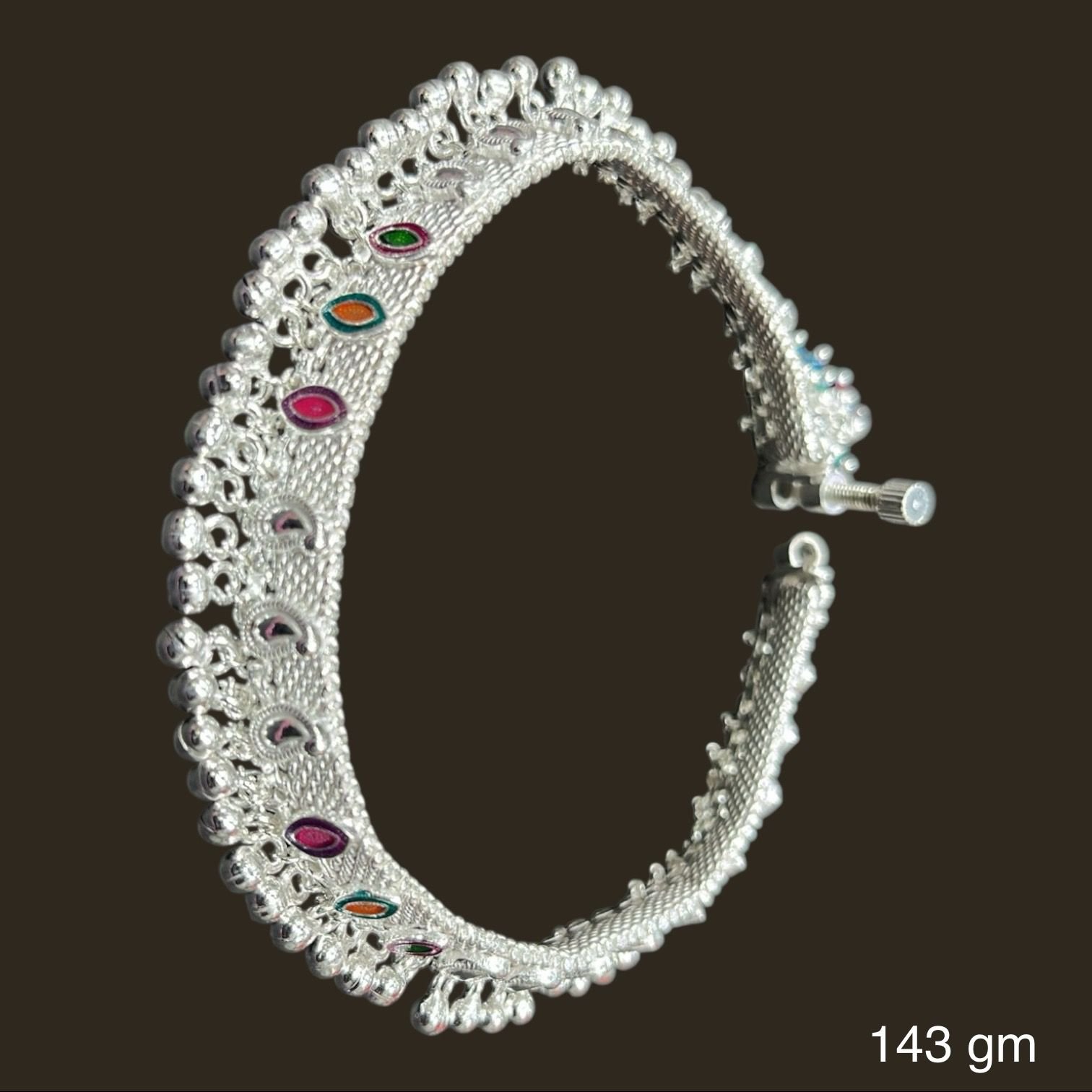 a69aafb2-cdb9-4870-b55f-2fe14206b1a0 Silver Payal - Image 1